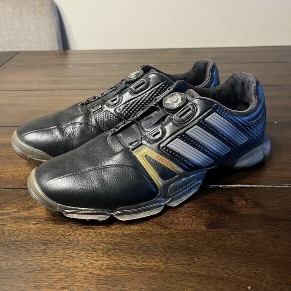 Adidas Powerband Tour Boa Golf Cleat Shoes Sneakers Men’s Size 11.5 - Picture 1 of 6